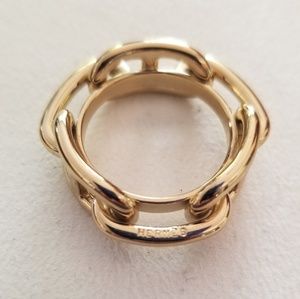 Gold Ring Chaine D'ancre Golden Tone Scarf/Wrap